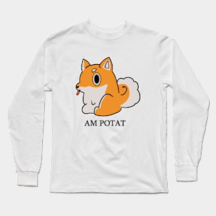 Derpy Shiba Inu Long Sleeve T-Shirt